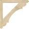 Ekena Millwork Olympic Arts & Crafts Rough Sawn Bracket, Douglas Fir, 4"W x 44"D x 44"H BKT04X44X44OLY03RDF - alternate 2